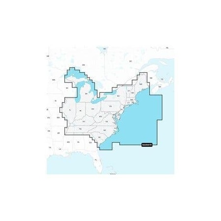 Garmin Navionics+ U.S. East, Navionics+ Microsd/Sd Card Naus007R GAR010-C1370-30